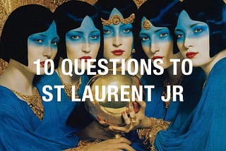 10 Questions to the AI artist St Laurent Jr