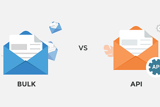 To reduce email bounce: Use the bulk or the API?