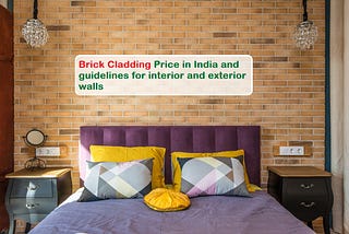 Brick Cladding Price in India and guidelines for interior and exterior walls — Vastu Makes Life