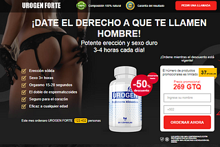 Urogen Forte-revision-precio-Servicios-capsulas-beneficios-Donde conseguir en guatemala