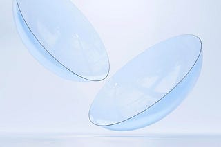 Yearly Disposable Clear Contact Lenses