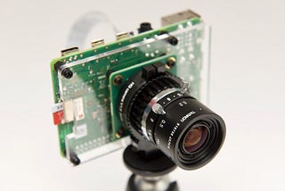 Camera on a microcomputer