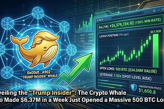 Unveiling the “Trump Insider”: The Crypto Whale Who Made $6.37M