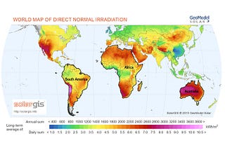 Crazy Australia has no solar power.