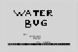 Water Bug Was My Attempt at a ZX81 Action Game