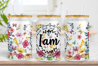 I Am Inspiration 16oz Libbey Can Tumbler