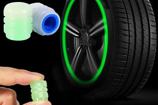 🌟 Illuminate Your Ride with ✨ 8 PCS Tire Valve Stem Caps! 🚗💫