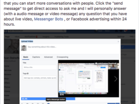 It’s easy to get Facebook Messenger Subscribers From Facebook Posts with this new technique &…