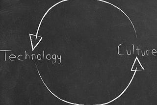 What came first, culture or technology?