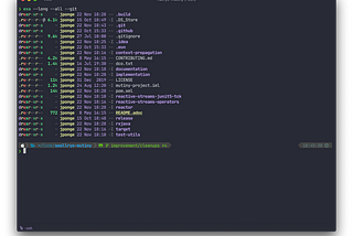 Using exa as a modern replacement to the venerable Unix ls command