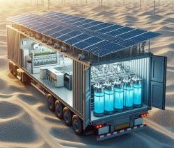 Solar-powered water desalination in real time and without batteries