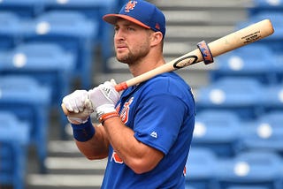 From football to baseball; Tim Tebow continues his path to the major leagues