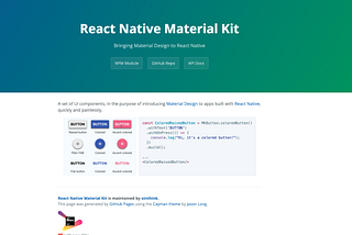 Top React Native UI Framework