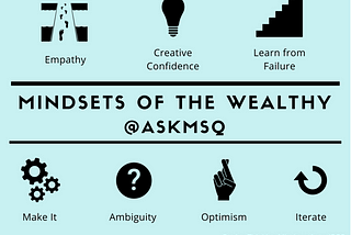Use Design Thinking to Develop the 7 Mindsets of the Mentally Wealthy