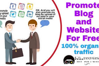 Promote Blog And Website For Free | Promote From People With There Social Media Account