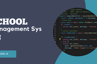 The School Management System API: A Journey in Software Engineering