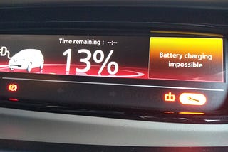 Renault Zoe Battery Charging Impossible Issue