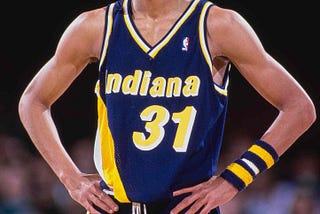 Liberal Arts Blog — Indiana Pacers — Reggie Miller (1965 — ), Tyrese Haliburton (2000 — ), Rick…