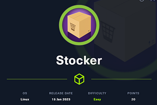 Stocker Write-up — Hack The Box