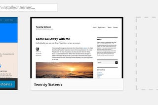 WordPress Themes: TwentyFourteen, TwentyFifteen, TwentySixteen