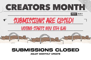 November events, including Creators Month voting, a sick collab and much more!