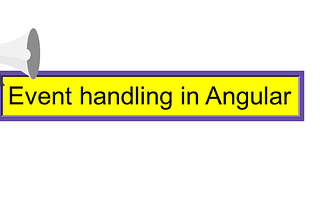 Angular Event handling tutorial