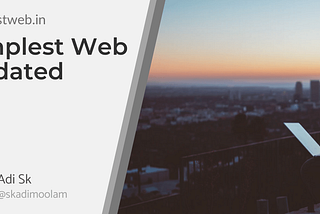 SimplestWeb Updated