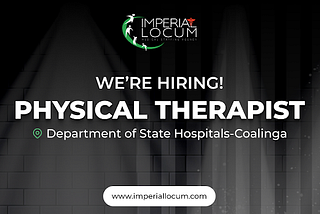 Physical Therapist Job Opening