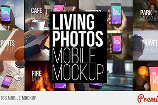 Living Photos Mobile Mockup