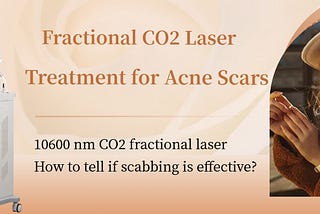 Fractional CO2 laser machine best laser treatment for acne scars