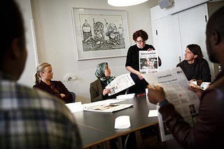 Giving the word: the making of a refugee newspaper