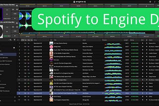 How to Import Spotify to Engine DJ