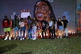 Worldwide Tribute For Takeoff At His Mural At The Atlanta BeltLine