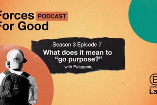 What Does It Mean to “Go Purpose” with Business Ownership? Patagonia Provides an Example