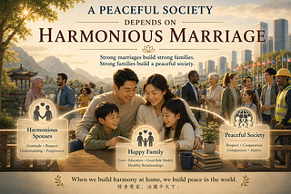 A Peaceful Society Depends on Harmonious Marriage