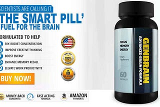 GenBrain Reviews: Nootropic Brain Formula, Price CA, UK, IE