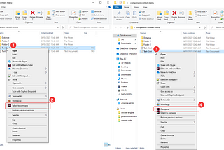 JetBrains Rider IDE comparison context menu