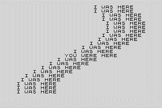 A Trip Down Memory Lane: Recreating “I Was Here” in ZX81 BASIC