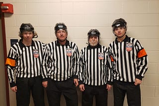 A Little bit about Refereeing Ice Hockey
