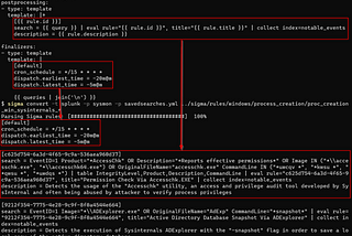 The processing pipeline described in this article and the resulting output.
