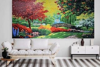 BRING NATURE INSIDE WITH OUR STUNNING MOSAIC LANDSCAPE MURALS