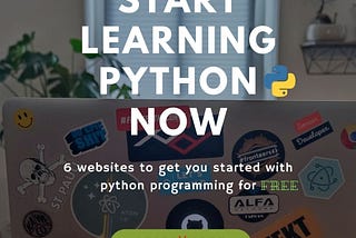 6 Interactive platform to learn Python free & fast.