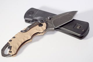 CRKT and Kershaw Knife Stock Photography