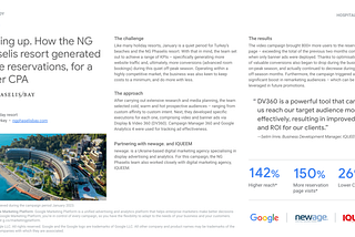 How to Promote a Hotel During Off-Season: NG Phaselis Using DV360 Case Study