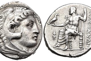 A Silver tetradrachm of Alexander the Great