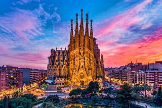 Sagrada Familia, Barcelona, Spain