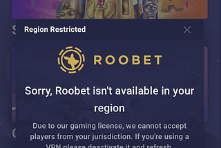Roobet Blocked Regions — What you need to know [May 2024]