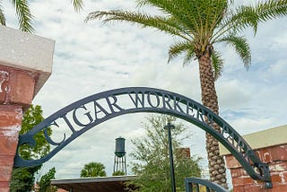 Cigar Workers Park in Ybor City, Florida