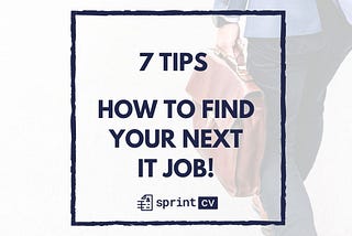 How to find your next IT job!
