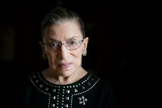 Justice Ruth Bader Ginsburg.